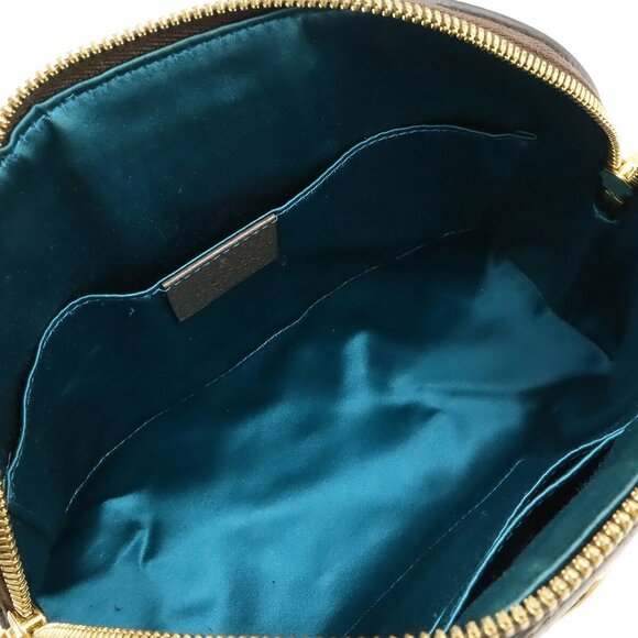 GUCCI Brown Leather Pochette Shoulder Bag - Picture 8 of 8